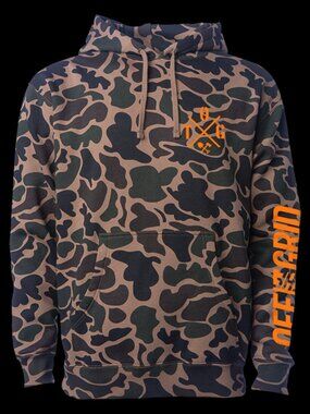 Off The Grid Surplus Crossed Up Hoodie - Duck Camo